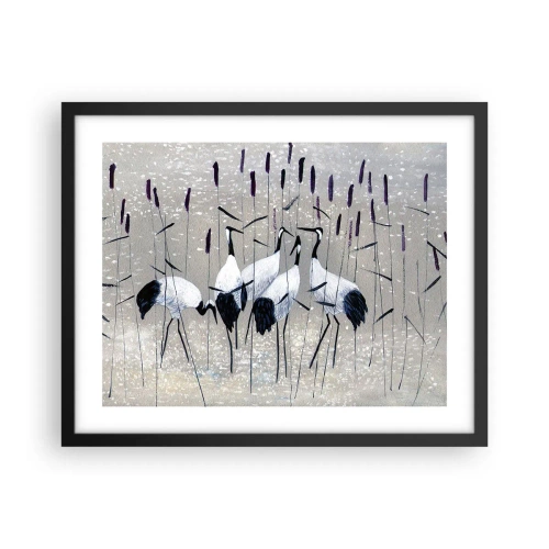 Póster en marco negro - Entre los suyos - 50x40 cm