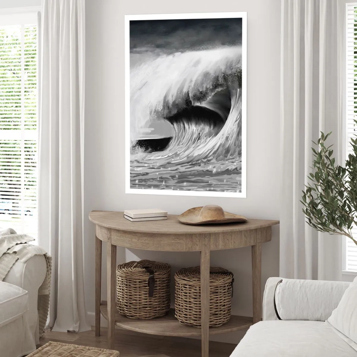 Póster - La ira del océano - 40x50 cm