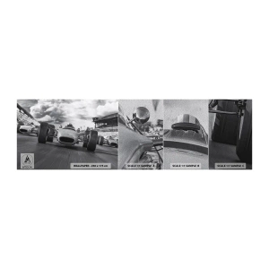 Muestra de fotomural Premium Sand - ¡Hay poder! - Fórmula 1, Vehículo, Carrera - 100x30 cm