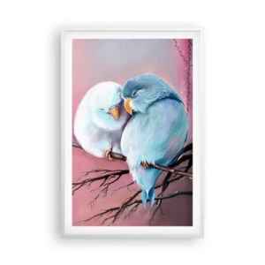 Póster en marco blanco - Qué añadir aquí... - 61x91 cm