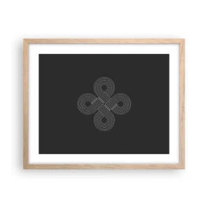 Póster en marco roble claro - El espíritu celta - 50x40 cm