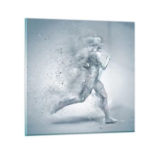 Cuadro sobre vidrio - Impresiones sobre Vidrio - Energía cristalina - 60x60 cm