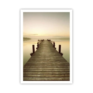 Póster - Antes del amanecer, al amanecer, la luz - 70x100 cm