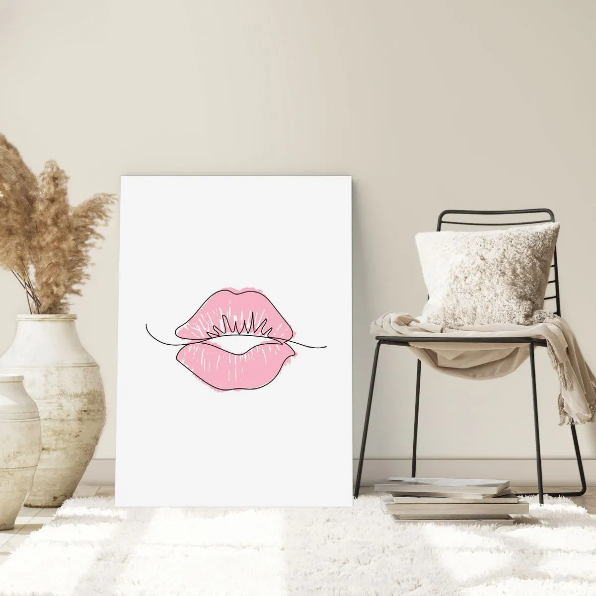 Póster - ¿Listo para un beso? - 70x100 cm