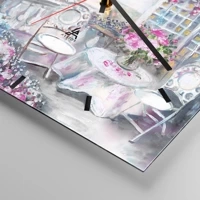 Esfera sin numeración, con rayas