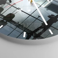 Esfera sin numeración, con rayas