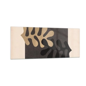 Cuadro sobre vidrio - Impresiones sobre Vidrio - Ausencia y complemento - 100x40 cm