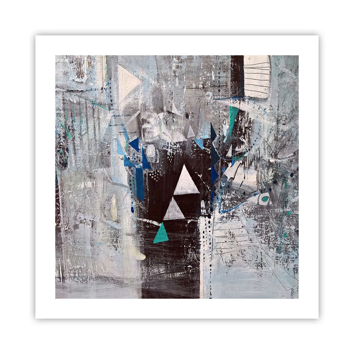 Póster - El orden superior de los triángulos - 50x50 cm