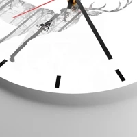 Esfera sin numeración, con rayas