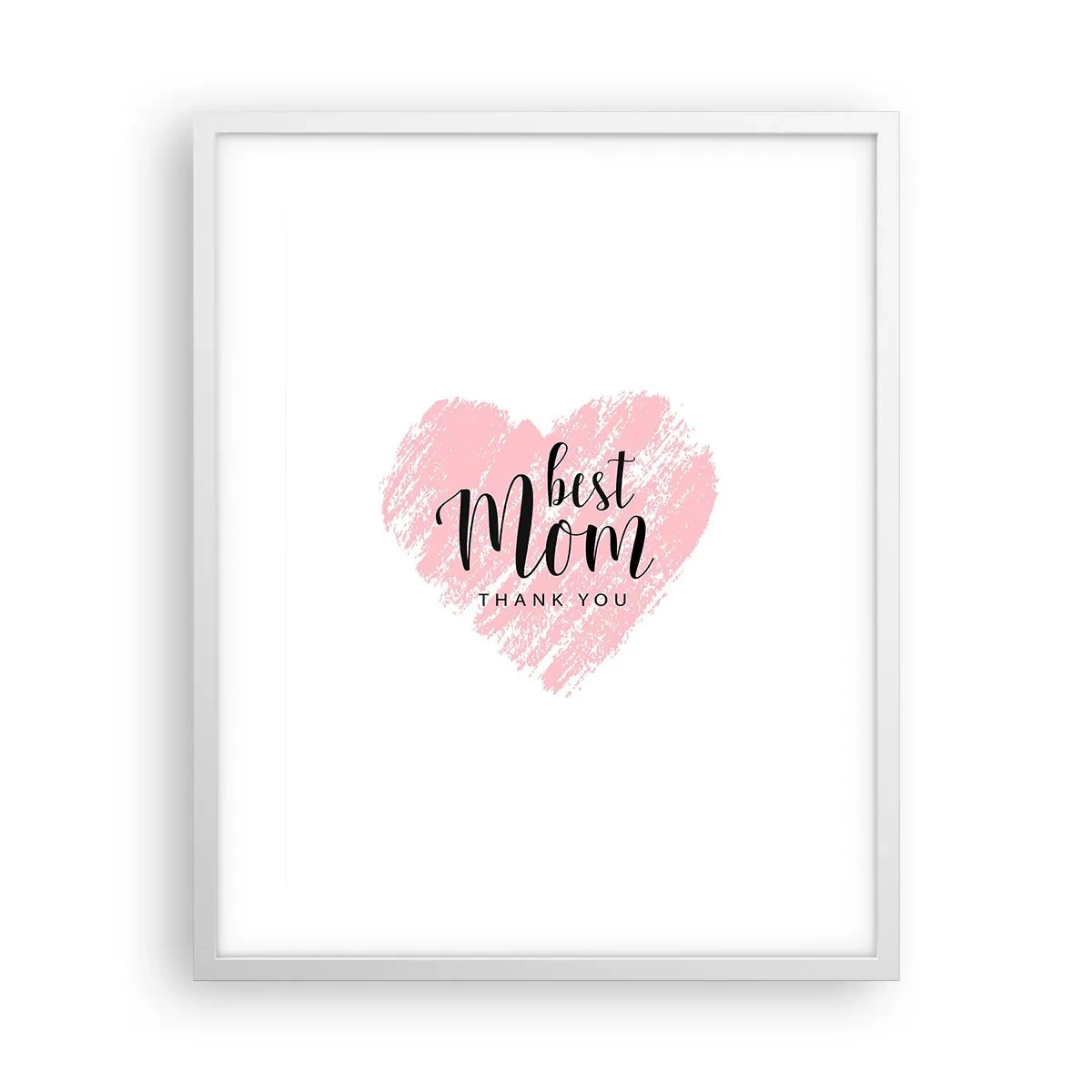 Póster en marco blanco - En cualquier momento de tu vida - 40x50 cm