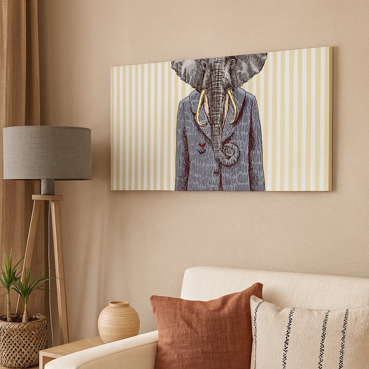 Cuadro sobre lienzo - Impresión de Imagen - Elegante por naturaleza - 30x30 cm