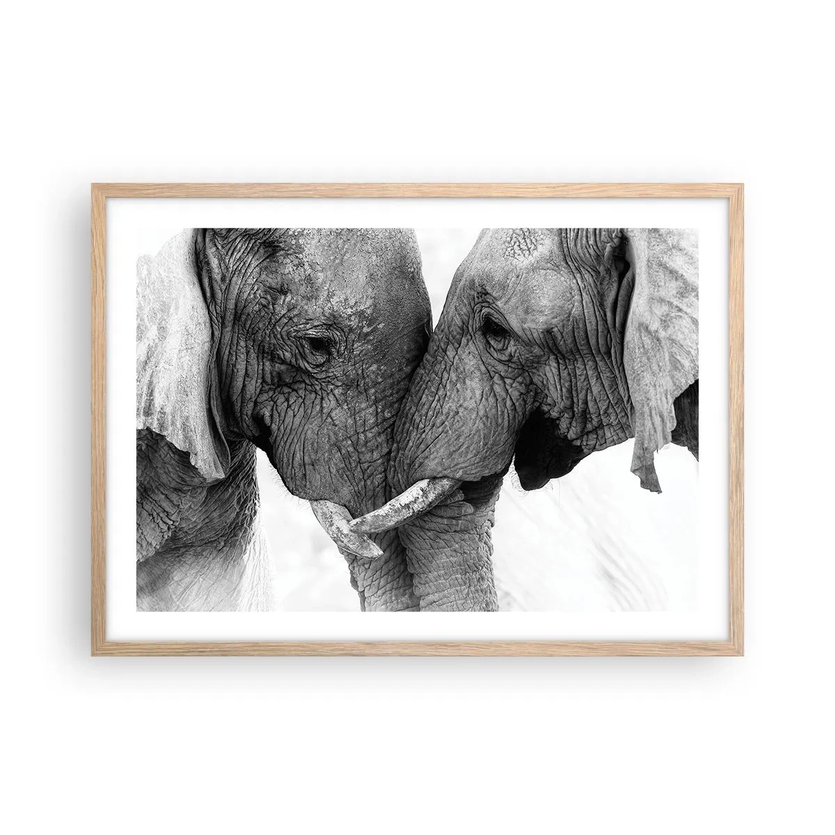 Póster en marco roble claro - Una confesión sincera - 70x50 cm