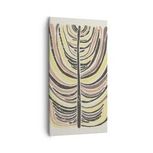 Cuadro sobre lienzo - Impresión de Imagen - Abstracción vibrante - 55x100 cm