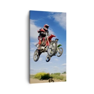 Cuadro sobre lienzo - Impresión de Imagen - Salto del cielo - 45x80 cm