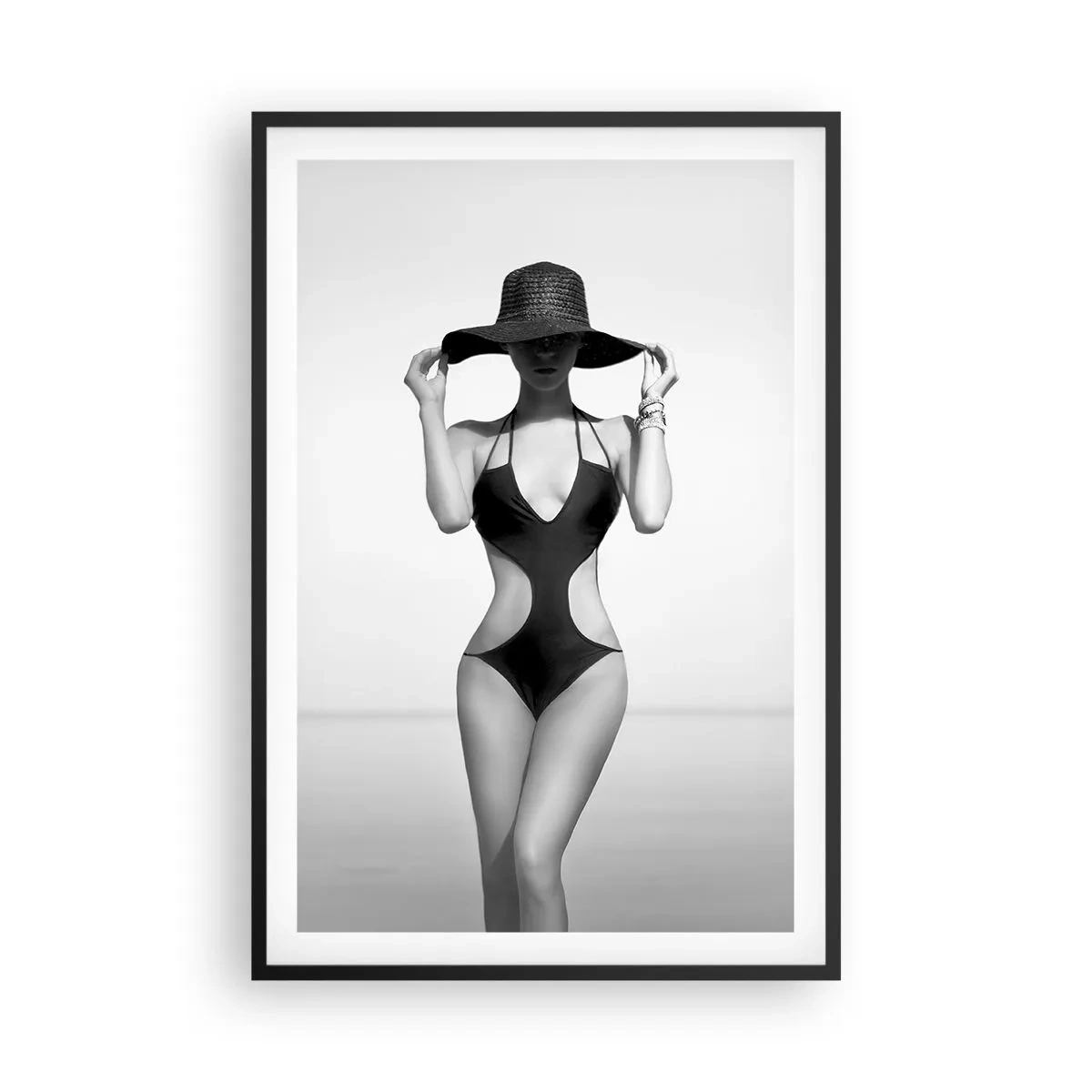 Póster en marco negro - Mi nombre es Elegancia - 61x91 cm