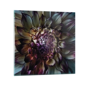 Cuadro sobre vidrio - Impresiones sobre Vidrio - El florecimiento de la hermosura - 50x50 cm