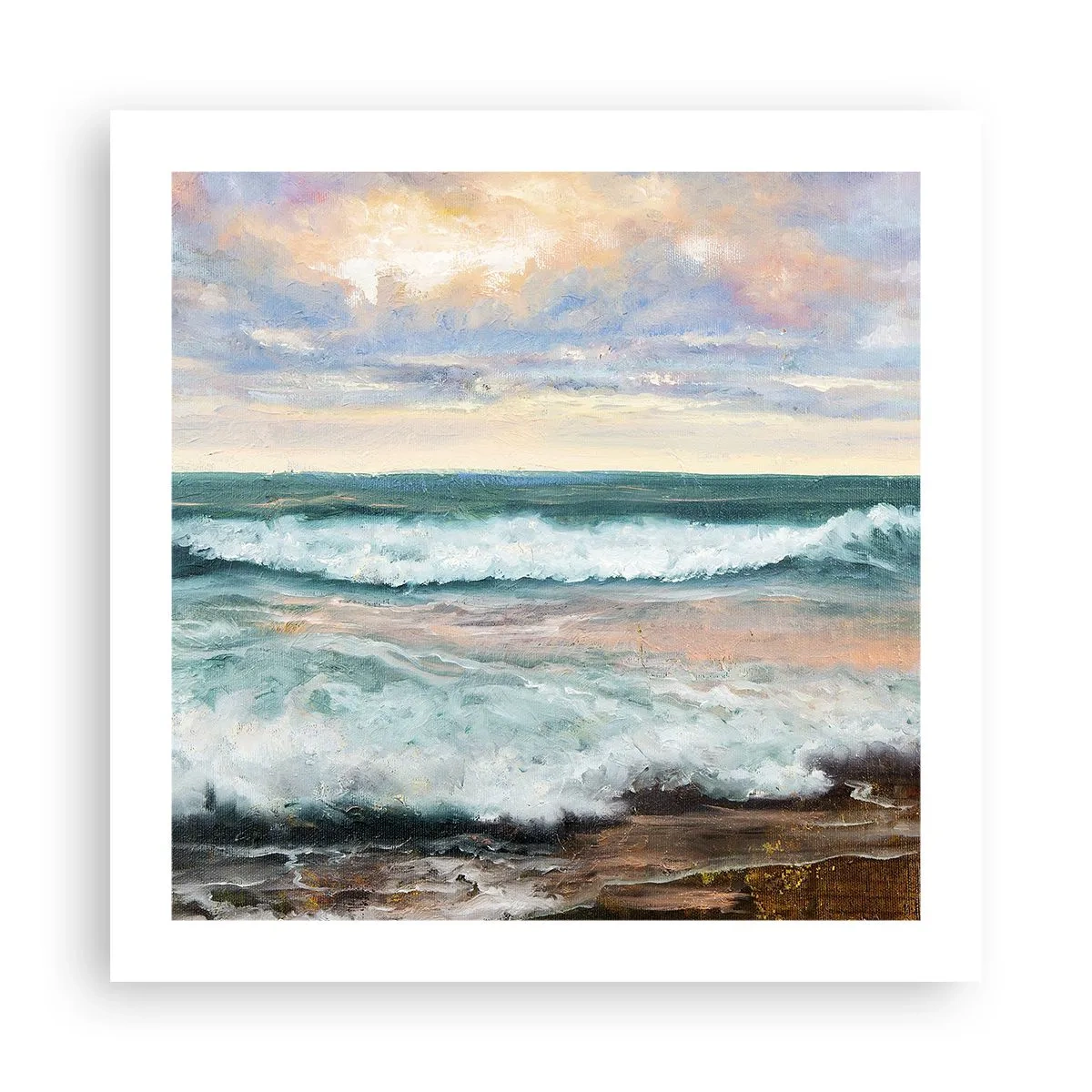 Póster - Aquí suavizarás tu alma - 50x50 cm