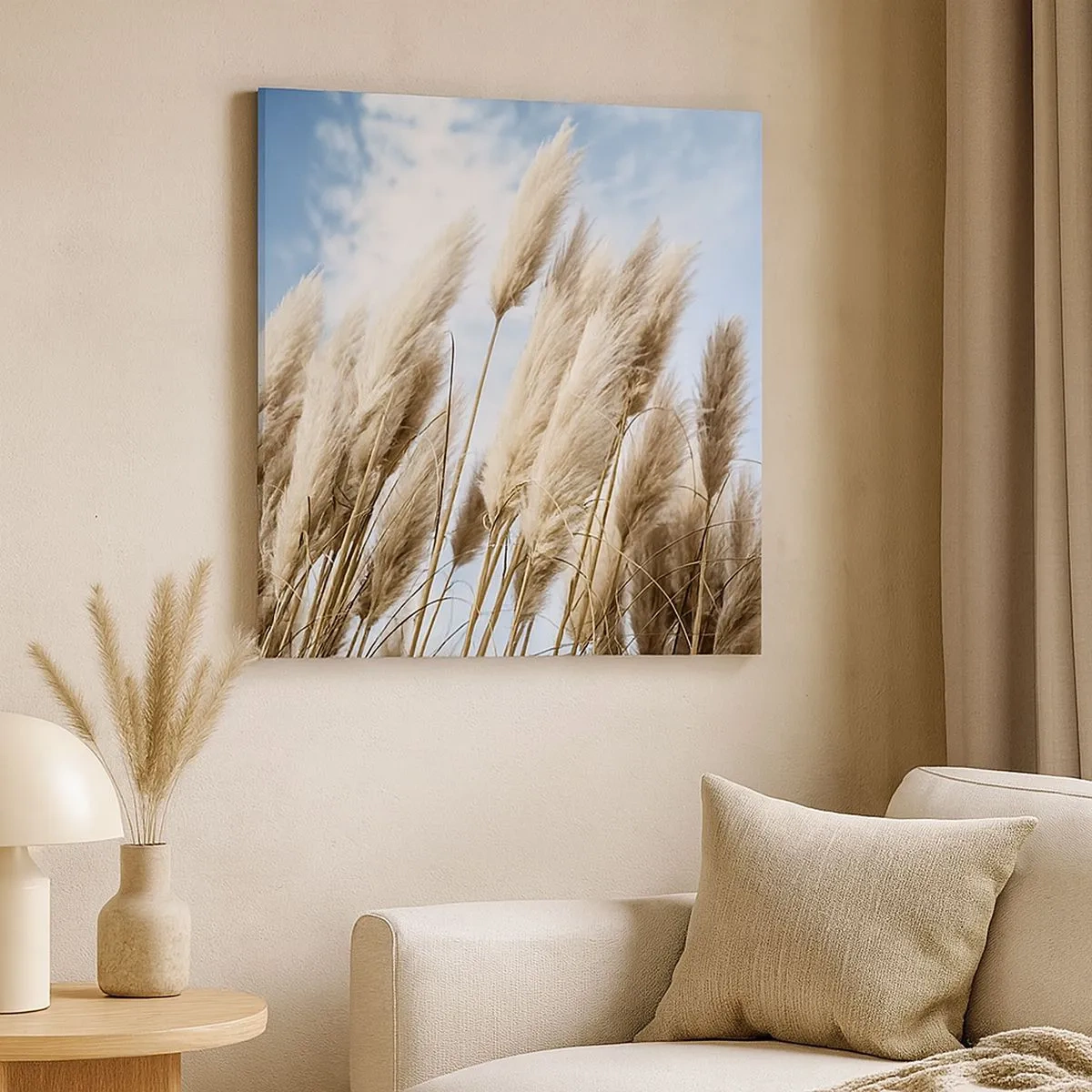 Cuadro sobre lienzo - Impresión de Imagen - Una caricia soleada y ventosa - 30x30 cm