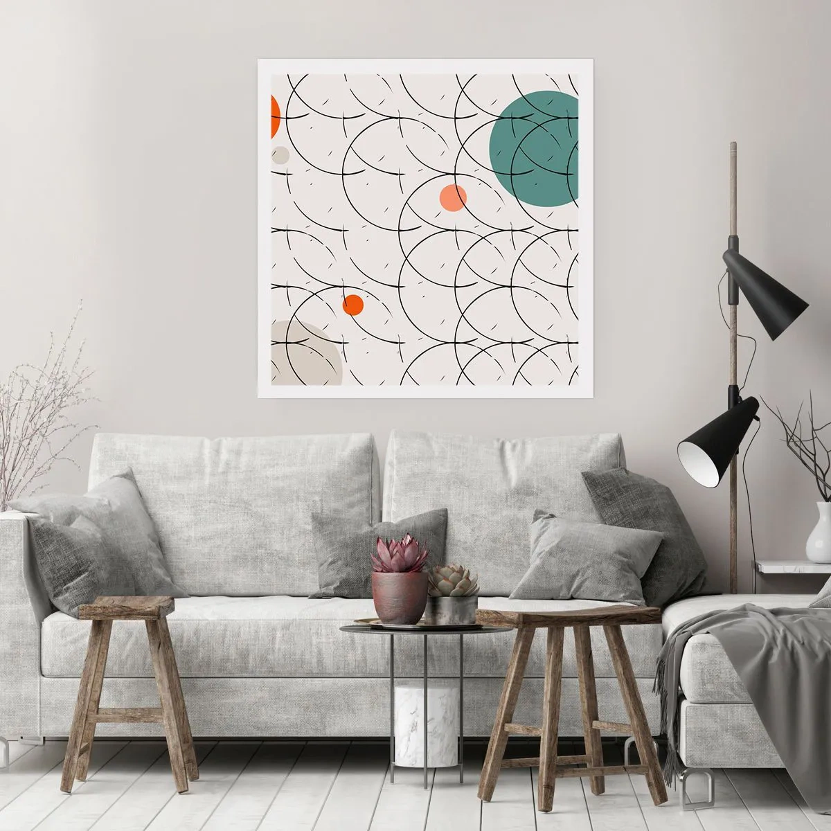 Póster - Con espíritu pop-art - 40x40 cm