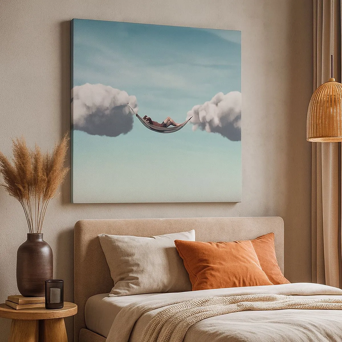 Cuadro sobre lienzo - Impresión de Imagen - La felicidad del momento - 30x30 cm