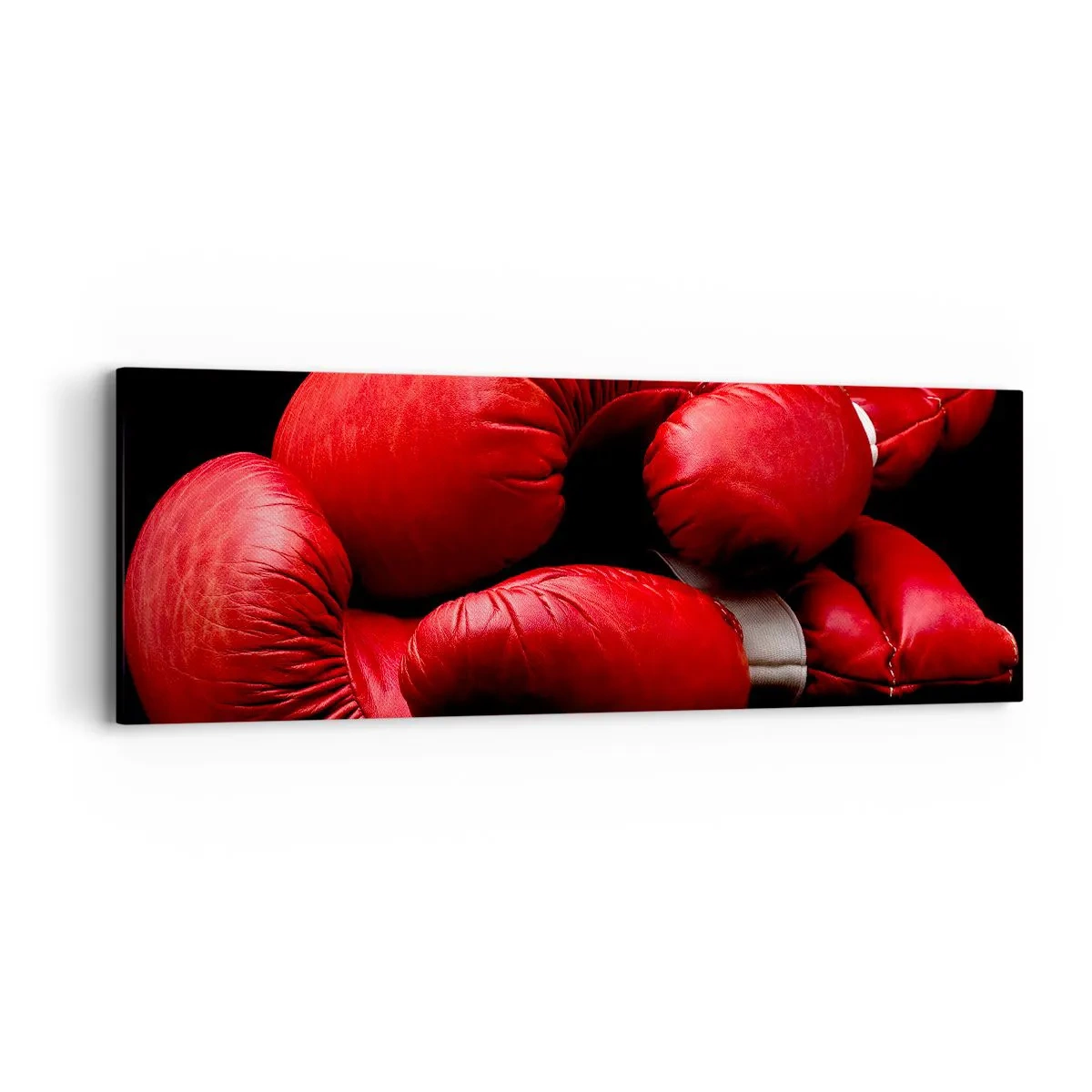 Cuadro sobre lienzo - Impresión de Imagen - La emoción del combate quedó atrás - 90x30 cm