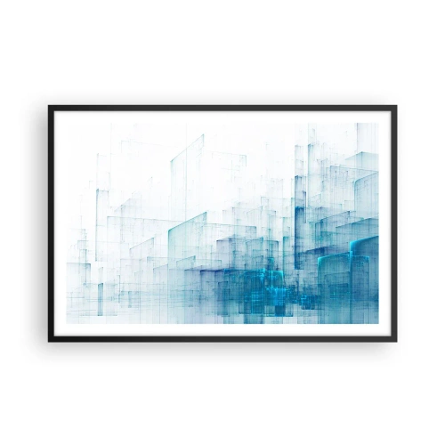 Póster en marco negro - Cómo se hizo el espacio - 91x61 cm