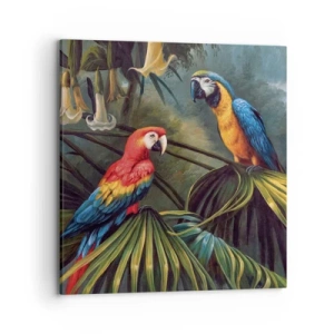 Cuadro sobre lienzo - Impresión de Imagen - Romanticismo en los trópicos - 70x70 cm