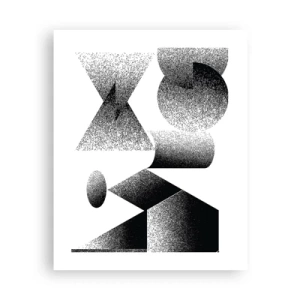 Póster - Ángulos y óvalos - 40x50 cm