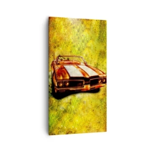 Cuadro sobre lienzo - Impresión de Imagen - Poder en las formas - 55x100 cm