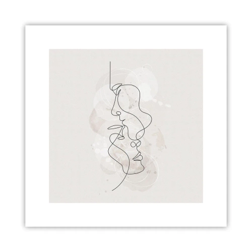 Póster - En un abrazo - 30x30 cm