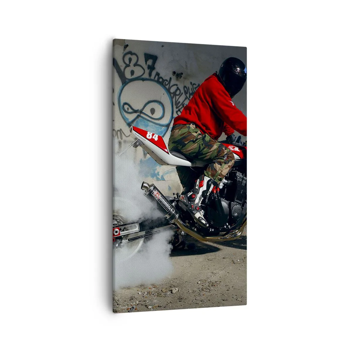 Cuadro sobre lienzo - Impresión de Imagen - ¡Persígueme! - 55x100 cm