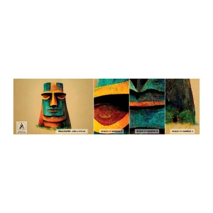 Muestra de fotomural autoadhesivo Deluxe Sticker - Escultural, pero simpática - Estatua, Escultura, Pedazo - 100x30 cm