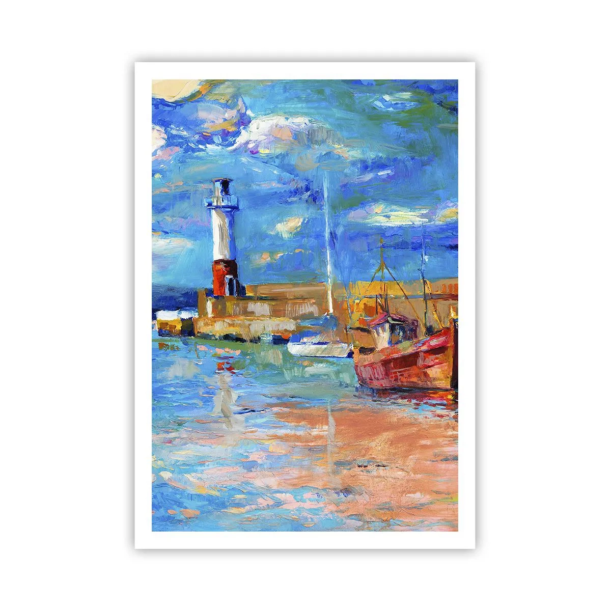 Póster - Tarde en la bahía del arco iris - 70x100 cm
