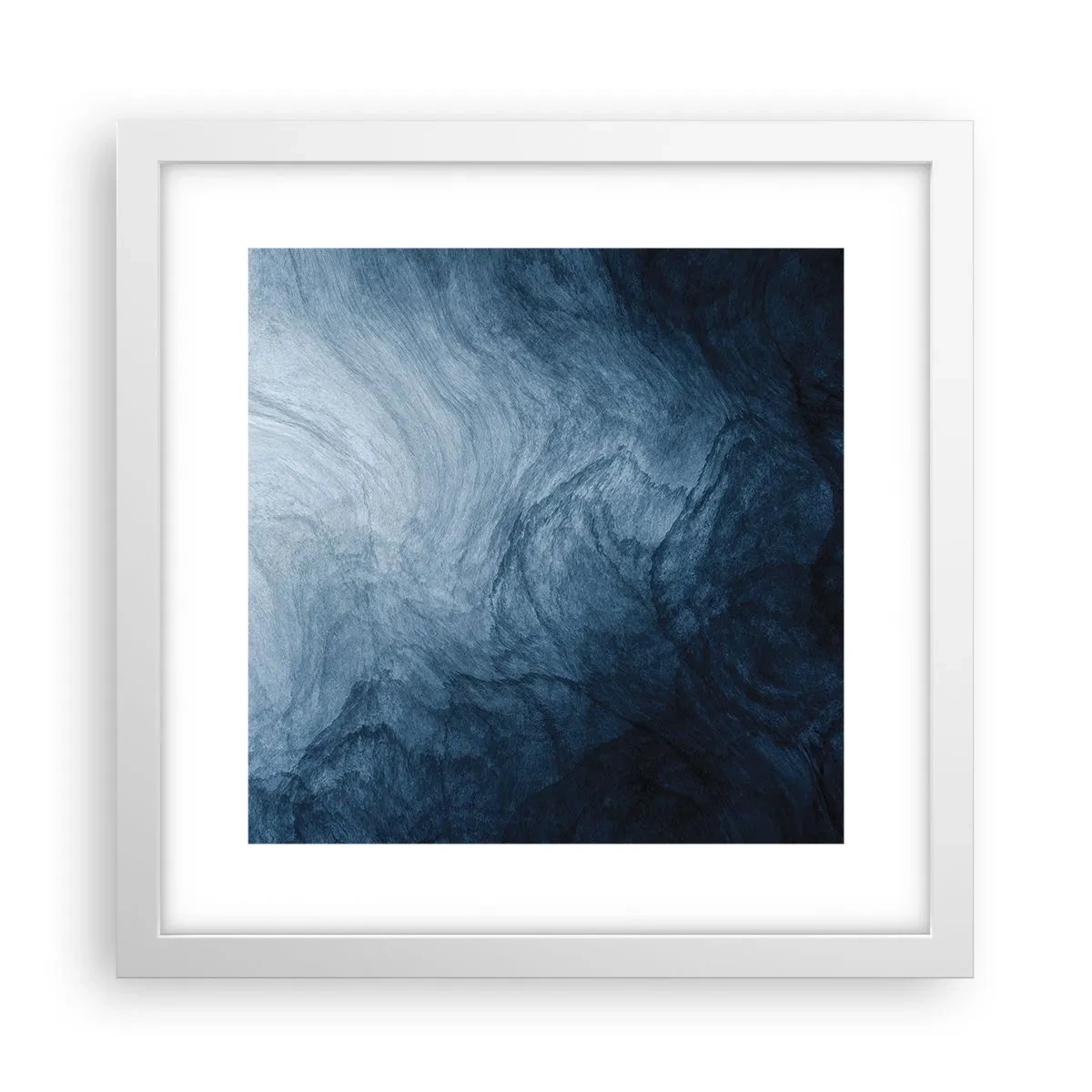 Póster en marco blanco - En las profundidades - 30x30 cm