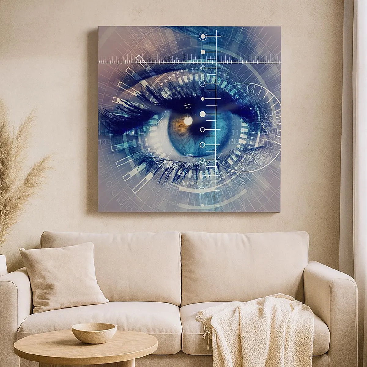 Cuadro sobre lienzo - Impresión de Imagen - Crees que me conoces - 30x30 cm