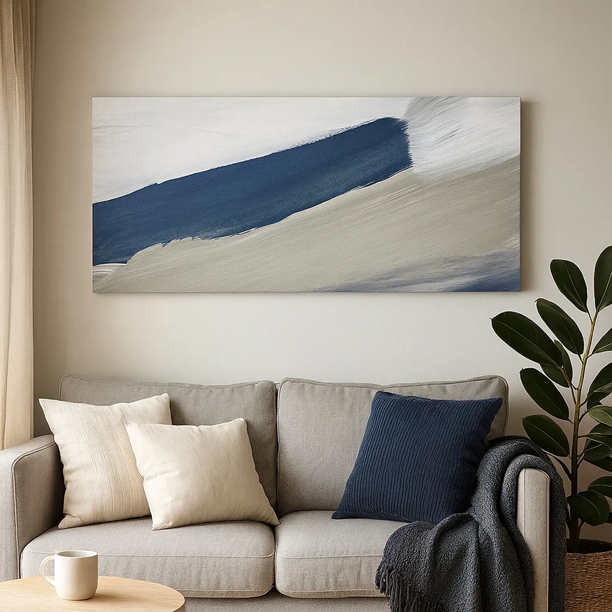 Cuadro sobre lienzo - Impresión de Imagen - Encuentro con el blanco - 30x30 cm