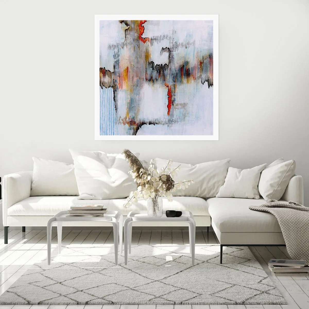 Póster - Abstracto sobre el agua - 60x60 cm