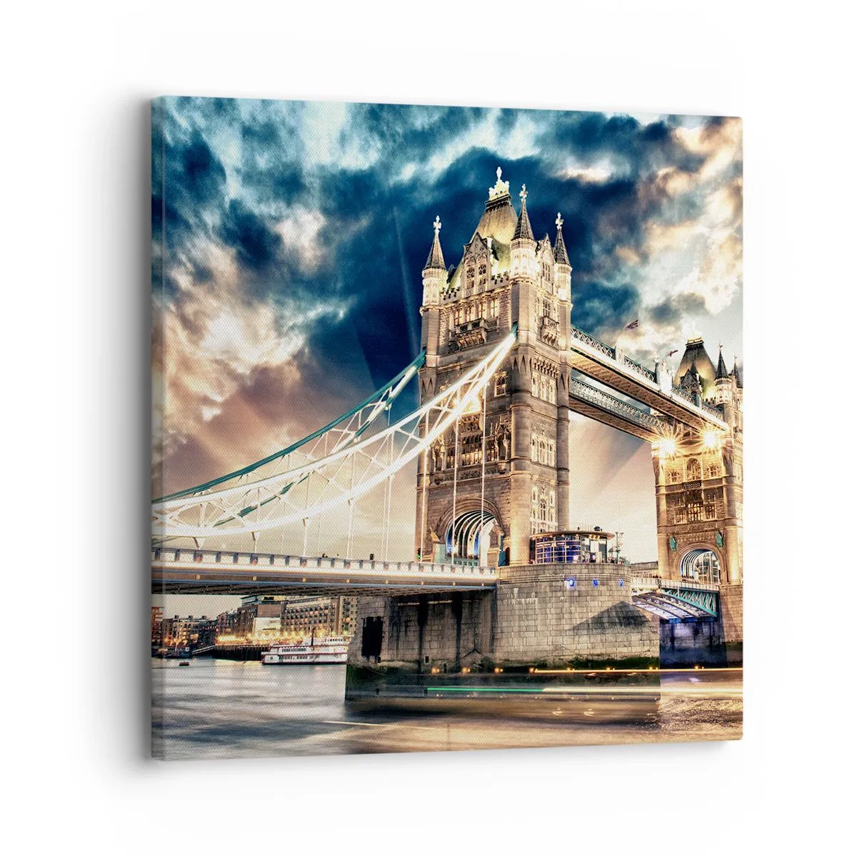 Cuadro sobre lienzo - Impresión de Imagen - Un monumento a un imperio victoriano - 30x30 cm