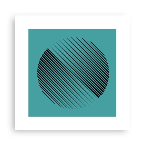 Póster - El círculo: una variación geométrica - 30x30 cm