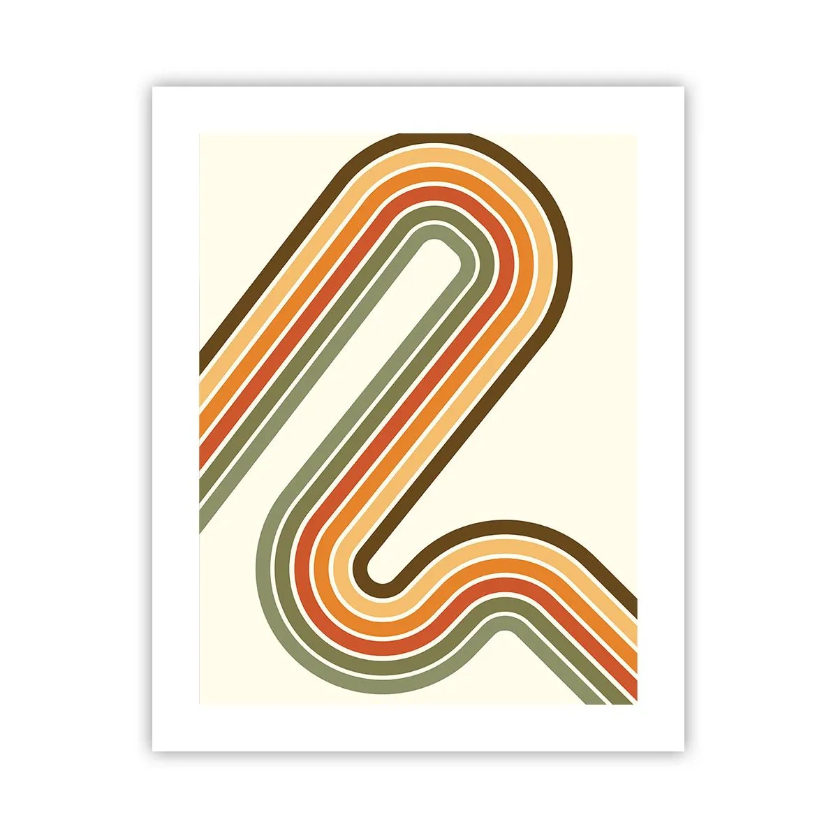 Póster - Zigzagueando hasta su destino - 40x50 cm