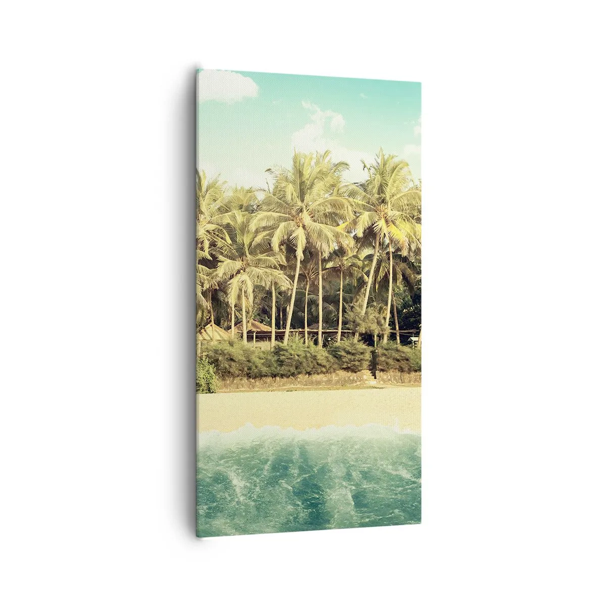 Cuadro sobre lienzo - Impresión de Imagen - ¿Qué tal aquí? - 65x120 cm