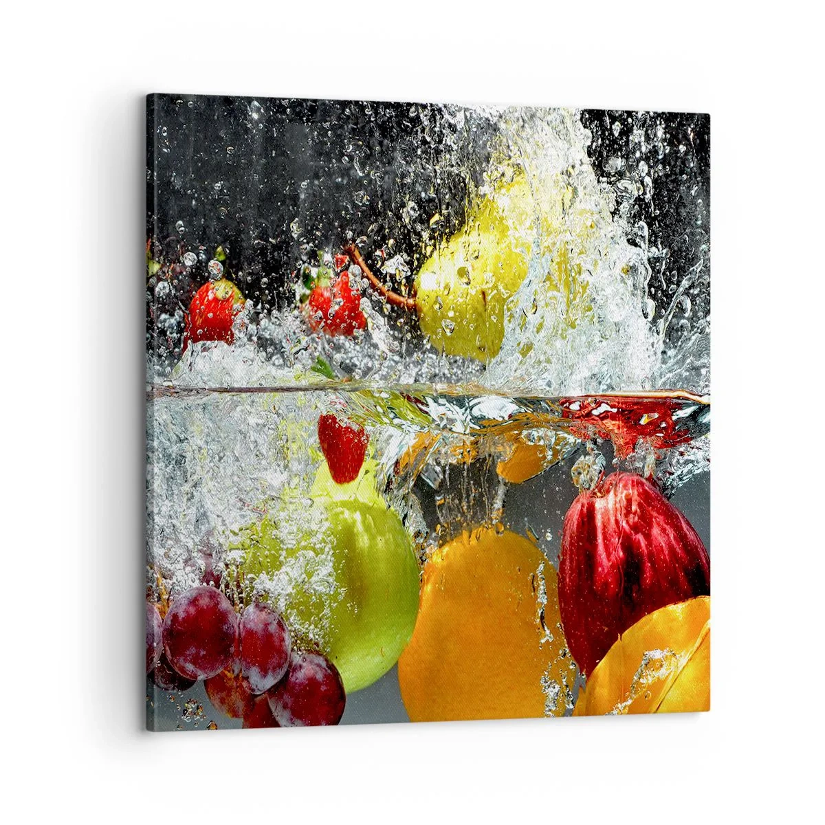 Cuadro sobre lienzo - Impresión de Imagen - Refresco afrutado - 60x60 cm