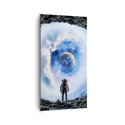 Cuadro sobre lienzo - Impresión de Imagen - No muy lejos de casa - 65x120 cm