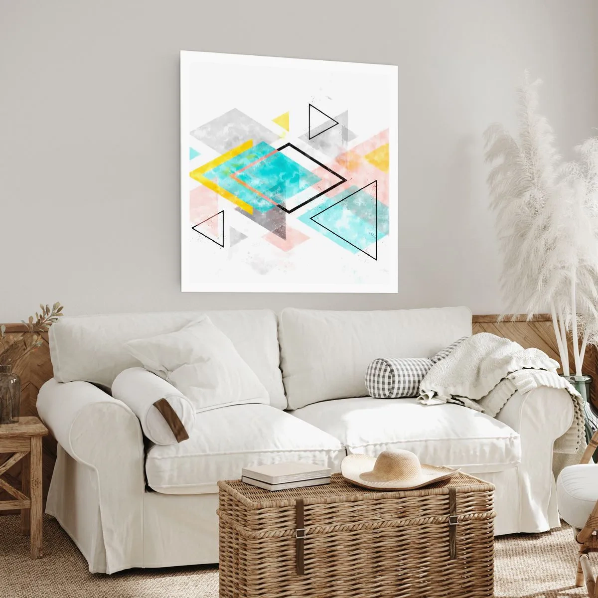 Póster - Un juego geométrico - 30x30 cm