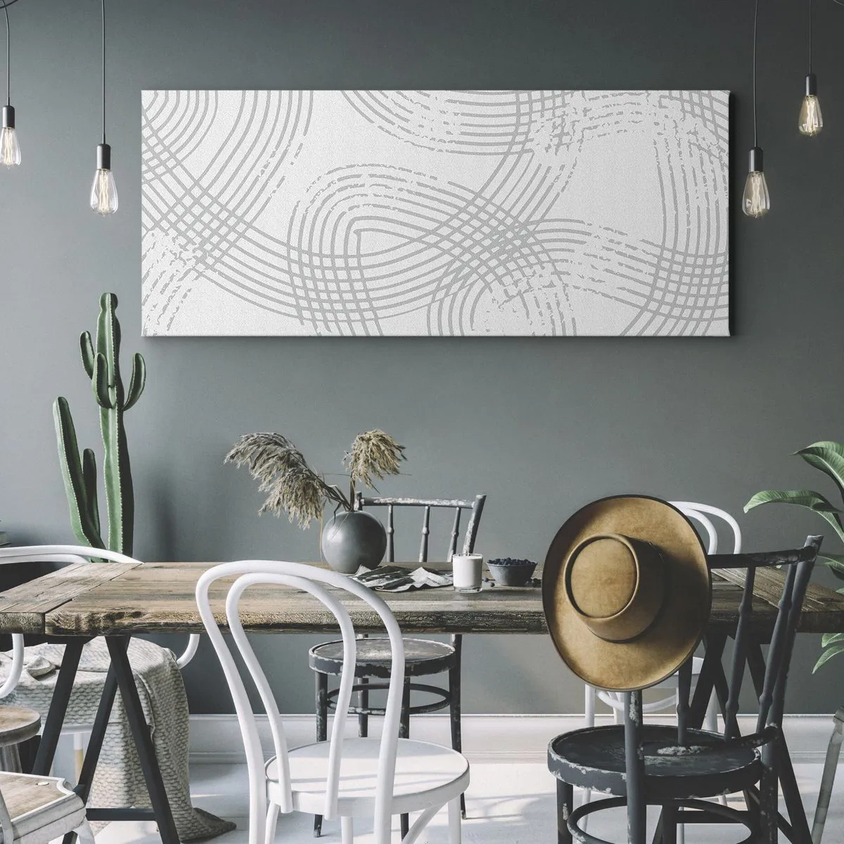 Cuadro sobre lienzo - Impresión de Imagen - No hay camino recto - 100x40 cm