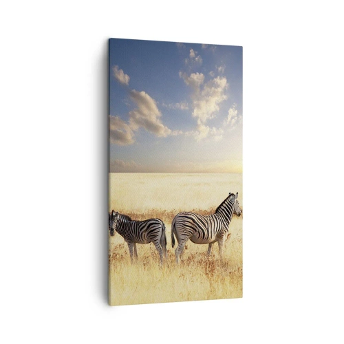 Cuadro sobre lienzo - Impresión de Imagen - Vete, no perturbes la paz - 45x80 cm