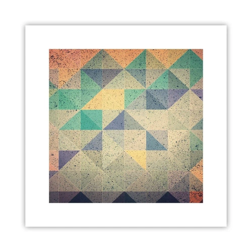 Póster - República de los triángulos - 30x30 cm