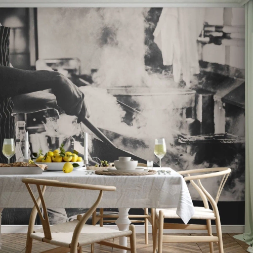 Fotomural Autadhesivo Deluxe Sticker - Alquimia de sabores - Cocina, Gastronomía, Restaurante - 350x256 cm