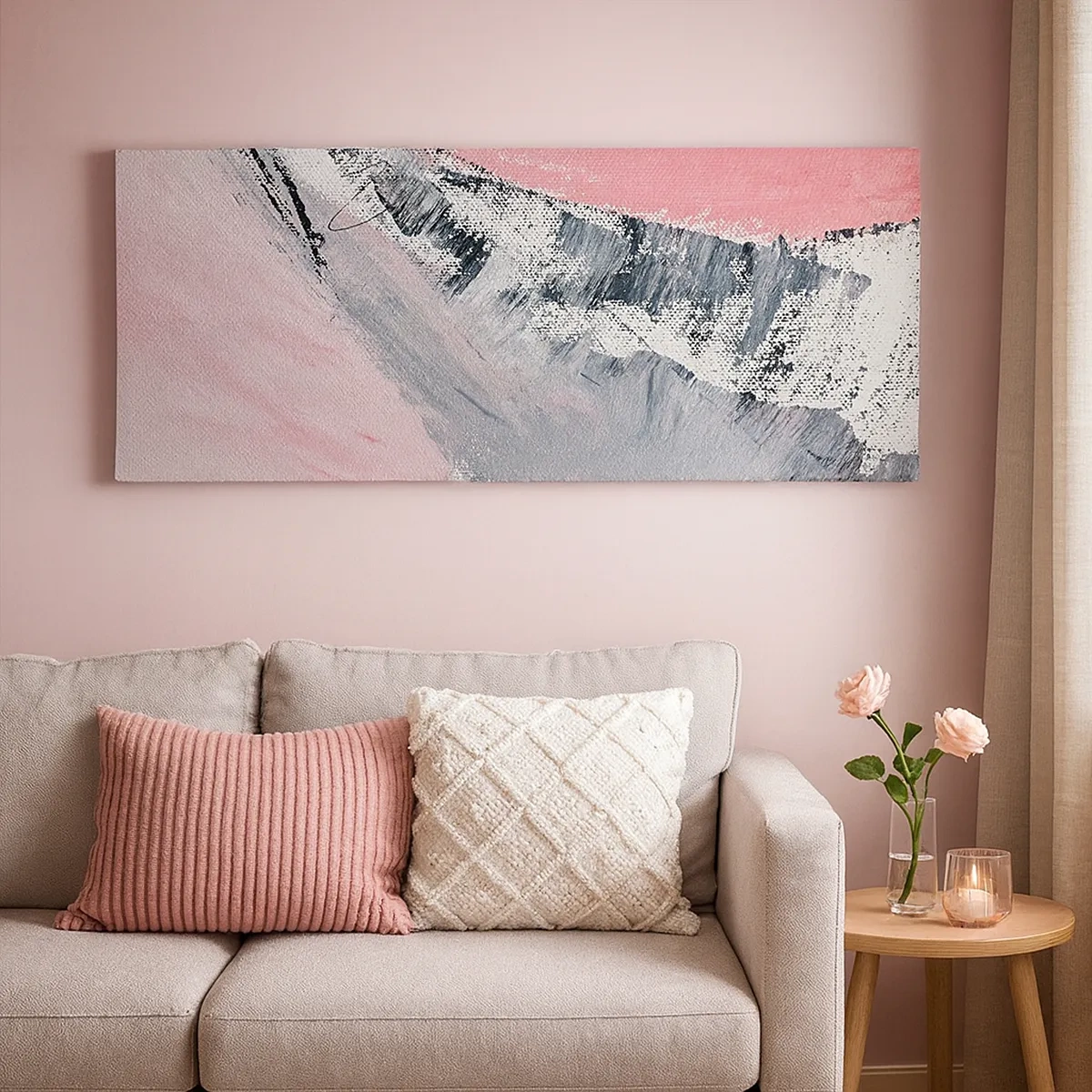 Cuadro sobre lienzo - Impresión de Imagen - Composición a juego - 30x30 cm