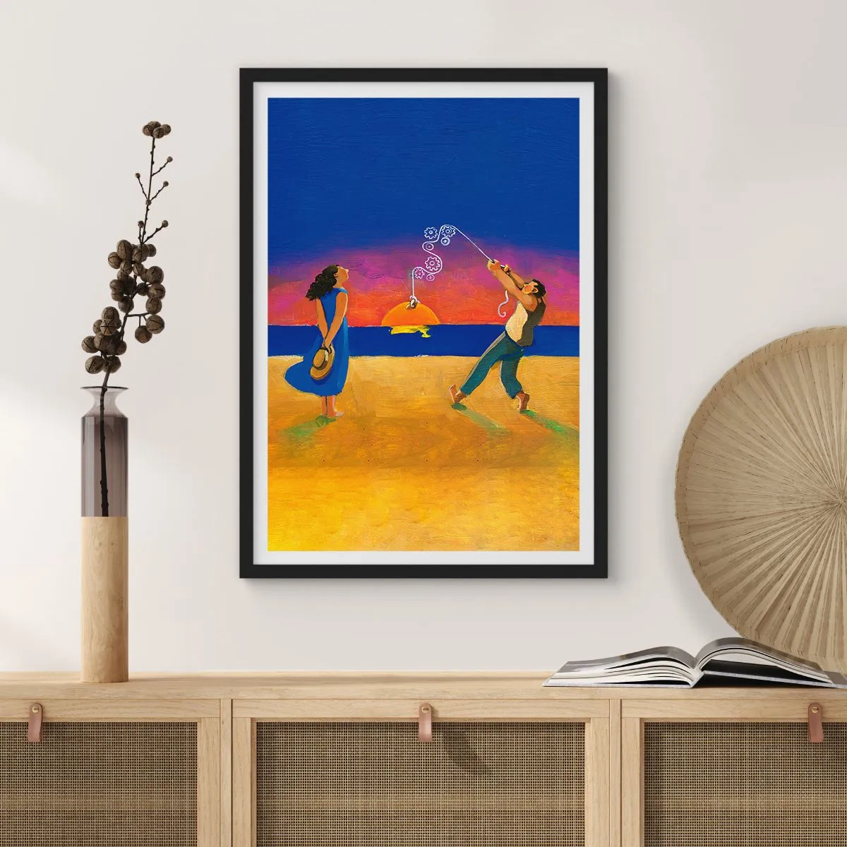 Póster en marco negro - Mucho más que una estrella del cielo - 61x91 cm